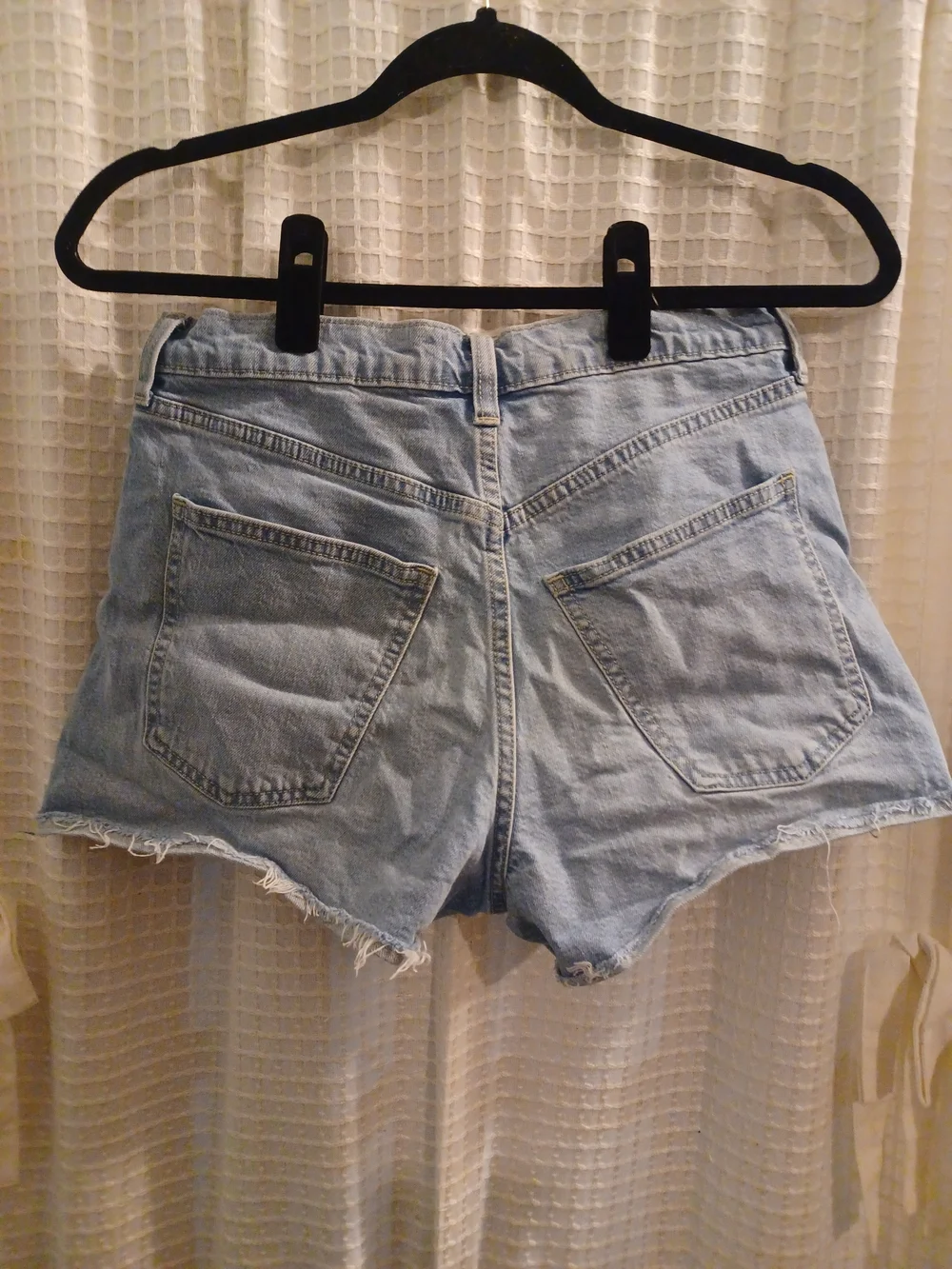 Universal Thread Light Blue High-Rise Denim Cutoff Shorts